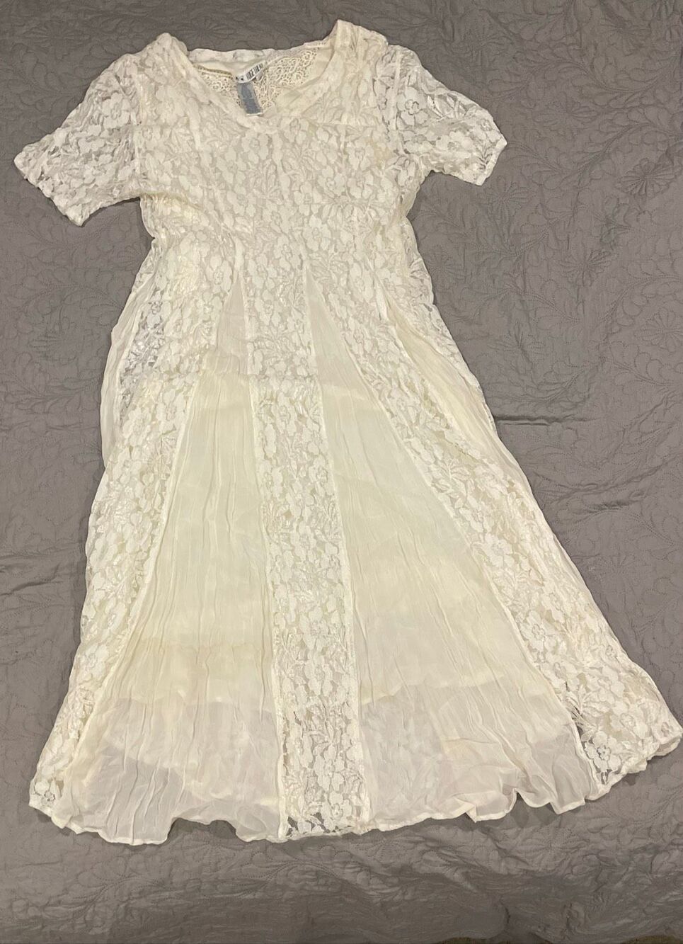 Together! Vintage 90’s Grunge 12 Gown Dress Long Flowy